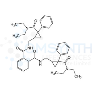 N1,N2-Bis((2-(diethylcarbamoyl)-2-phenylcyclopropyl)methyl)phthalamide