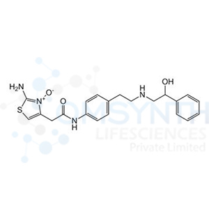 2-Amino-4-(2-((4-(2-((2-hydroxy-2-phenylethyl)amino)ethyl)phenyl)amino)-2-oxoethyl)thiazole 3-oxide