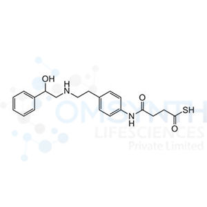 4-((4-(2-((2-Hydroxy-2-phenylethyl)amino)ethyl)phenyl)amino)-4-oxobutanethioic S-acid