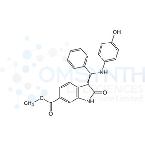 Methyl 3-(((4-hydroxyphenyl)amino)(phenyl)methylene)-2-oxoindoline-6-carboxylate