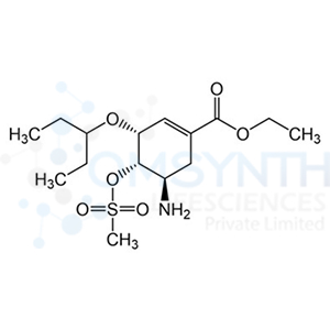 Ethyl (3R,4S,5R)-5-amino-4-((methylsulfonyl)oxy)-3-(pentan-3-yloxy)cyclohex-1-ene-1-carboxylate