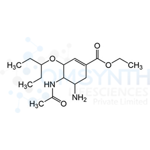 Ethyl 5-amino-4-acetamido-3-(pentan-3-yloxy)cyclohex-1-ene-1-carboxylate