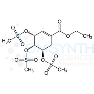 Ethyl (3R,4S,5R)-3,4,5-tris((methylsulfonyl)oxy)cyclohex-1-ene-1-carboxylate
