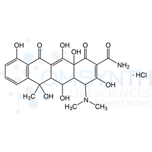 4-(Dimethylamino)-3,5,6,10,12,12a-hexahydroxy-6-methyl-1,11-dioxo-1,4,4a,5,5a,6,11,12a-octahydrotetracene-2-carboxamide Hydrochloride