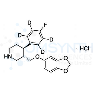 rac-Paroxetine-d4 Hydrochloride