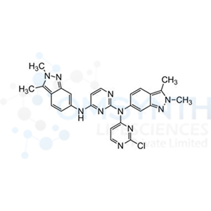 N2-(2-Chloropyrimidin-4-yl)-N2,N4-bis(2,3-dimethyl-2H-indazol-6-yl)pyrimidine-2,4-diamine