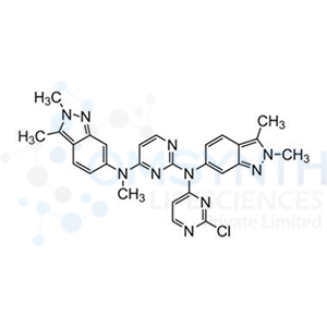 N2-(2-Chloropyrimidin-4-yl)-N2,N4-bis(2,3-dimethyl-2H-indazol-6-yl)-N4-methylpyrimidine-2,4-diamine