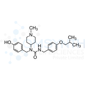 1-Benzyl-3-[(4-isobutoxyphenyl)methyl]-1-(1-methyl-4-piperidyl)urea