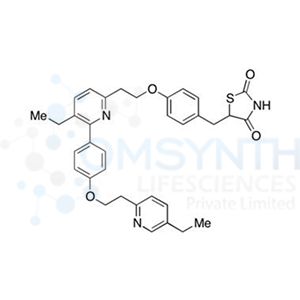 Pioglitazone Pyridine-6-[4-[2-[5-ethyl-6-[4-[2-(5-ethyl-2-pyridinyl)ethoxy]phenyl]