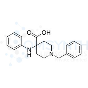 4-(Phenylamino]-1-benzyl-4-piperidinecarboxylic Acid