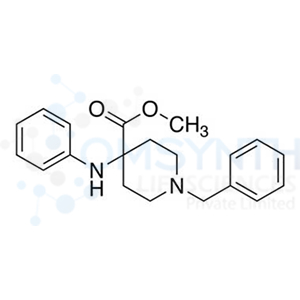 4-(Phenylamino]-1-benzyl-4-piperidinecarboxylic Acid Methyl Ester
