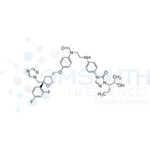 Desethylene Posaconazole N(triazolonophenyl)-Formyl