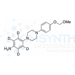 4-[4-[4-(Methoxymethoxy)phenyl]-1-piperazinyl]benzenamine-d4