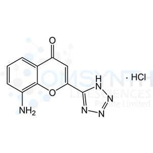 8-Amino-4-oxo-2-(tetrazol-5-yl)benzopyran Hydrochloride
