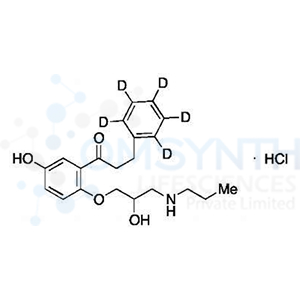 5-Hydroxy Propafenone Hydrochloride-d5