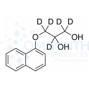 3-(1-Naphthalenyloxy)-1,2-propanediol-d5