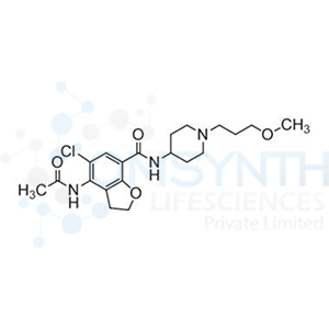 4-Acetamido-5-chloro-N-(1-(3-methoxypropyl)piperidin-4-yl)-2,3-dihydrobenzofuran-7-carboxamide