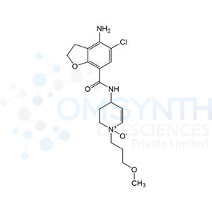 4-(4-Amino-5-chloro-2,3-dihydrobenzofuran-7-carboxamido)-1-(3-methoxypropyl)-1,2,3,4-tetrahydropyridine 1-oxide