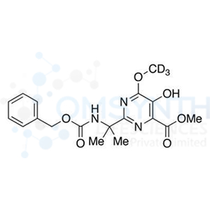 5-Hydroxy-2-[1-methyl-1-[[benzylcarbamoyl]amino]ethyl]-6-methoxypyrimidine-4-carboxylic Acid Methyl Ester-d3