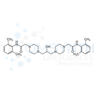 2,2'-(4,4'-(2-Hydroxypropane-1,3-diyl)bis(piperazine-4,1-diyl))bis(N-(2,6-dimethylphenyl)acetamide)