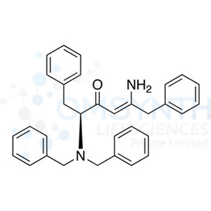 5S-2-Amino-5-dibenzylamino-4-oxo-1,6-diphenylhex-2-ene