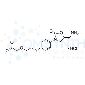 (S)-2-(2-((4-(5-(Aminomethyl)-2-oxooxazolidin-3-yl)phenyl)amino)ethoxy)acetic Acid Hydrochloride
