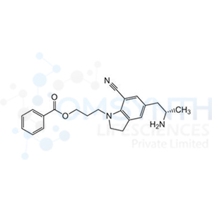 5-[(2S)-2-Aminopropyl]-1-[3-(benzoyloxy)propyl]-2,3-dihydro-1H-indole-7-carbonitrile