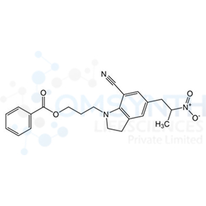 3-(7-Cyano-5-(2-nitropropyl)indolin-1-yl)propyl benzoate