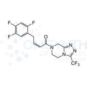 (2Z)-1-[5,6-Dihydro-3-(trifluoromethyl)-1,2,4-triazolo[4,3-a]pyrazin-7(8H)-yl]-4-(2,4,5-trifluorophenyl)-2-buten-1-one
