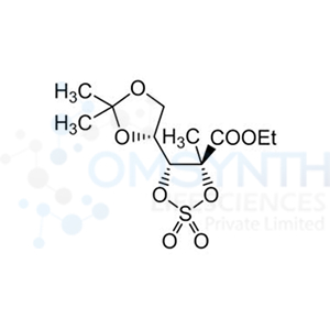 (4S,5R)-Ethyl 5-((R)-2,2-dimethyl-1,3-dioxolan-4-yl)-4-methyl-1,3,2-dioxathiolane-4-carboxylate 2,2-dioxide