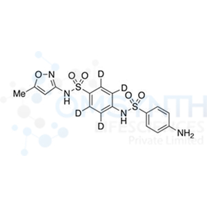 N-(4-Aminobenzenesulfonyl) Sulfamethoxazole-d4