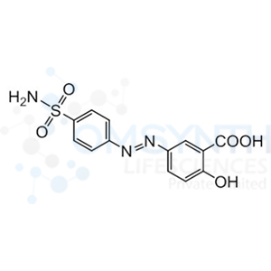 2-Hydroxy-5-((4-sulfamoylphenyl)diazenyl)benzoic Acid