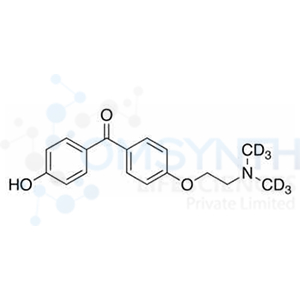 [4-[2-(Dimethylamino)ethoxy]phenyl](4-hydroxyphenyl)methanone-d6