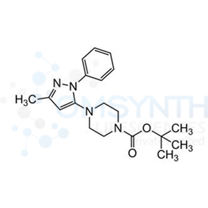 tert-Butyl 4-(3-methyl-1-phenyl-1H-pyrazol-5-yl)piperazine-1-carboxylate