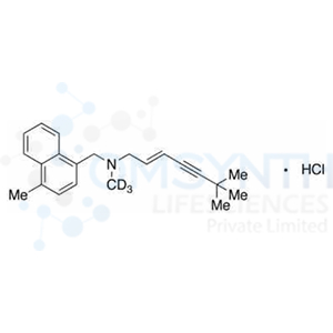 N-[(2E)-6,6-Dimethyl-2-hepten-4-yn-1-yl]-N,4-dimethyl-1-naphthalenemethanamine-d3 Hydrochloride