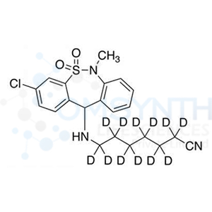 Decarboxy Tianeptine-d12 Nitrile