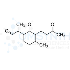 2-(4-Methyl-2-oxo-3-(3-oxobutyl)cyclohexyl)propanal