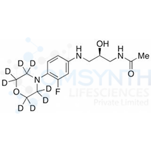 N-[(2R)-3-[[3-Fluoro-4-(4-morpholinyl)phenyl]amino]-2-hydroxypropyl]acetamide-d8