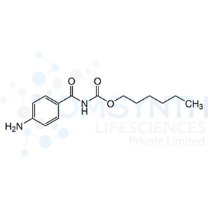 Hexyl (4-aminobenzoyl)carbamate