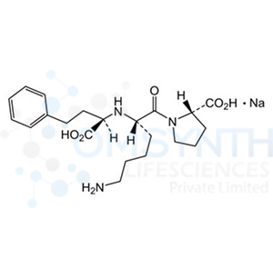 Lisinopril Dihydrate - Impurity E (Sodium Salt)