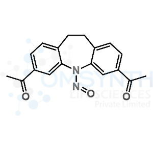 1,1'-(5-nitroso-10,11-dihydro-5H-dibenzo[b,f]azepine-3,7-diyl)diethanone